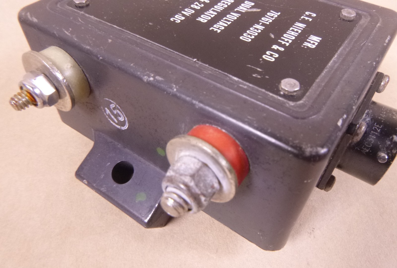 C.E. Niehoff N3030 Dual Voltage Regulator , 14V &amp; 28V DC , 6110-01-420-1229