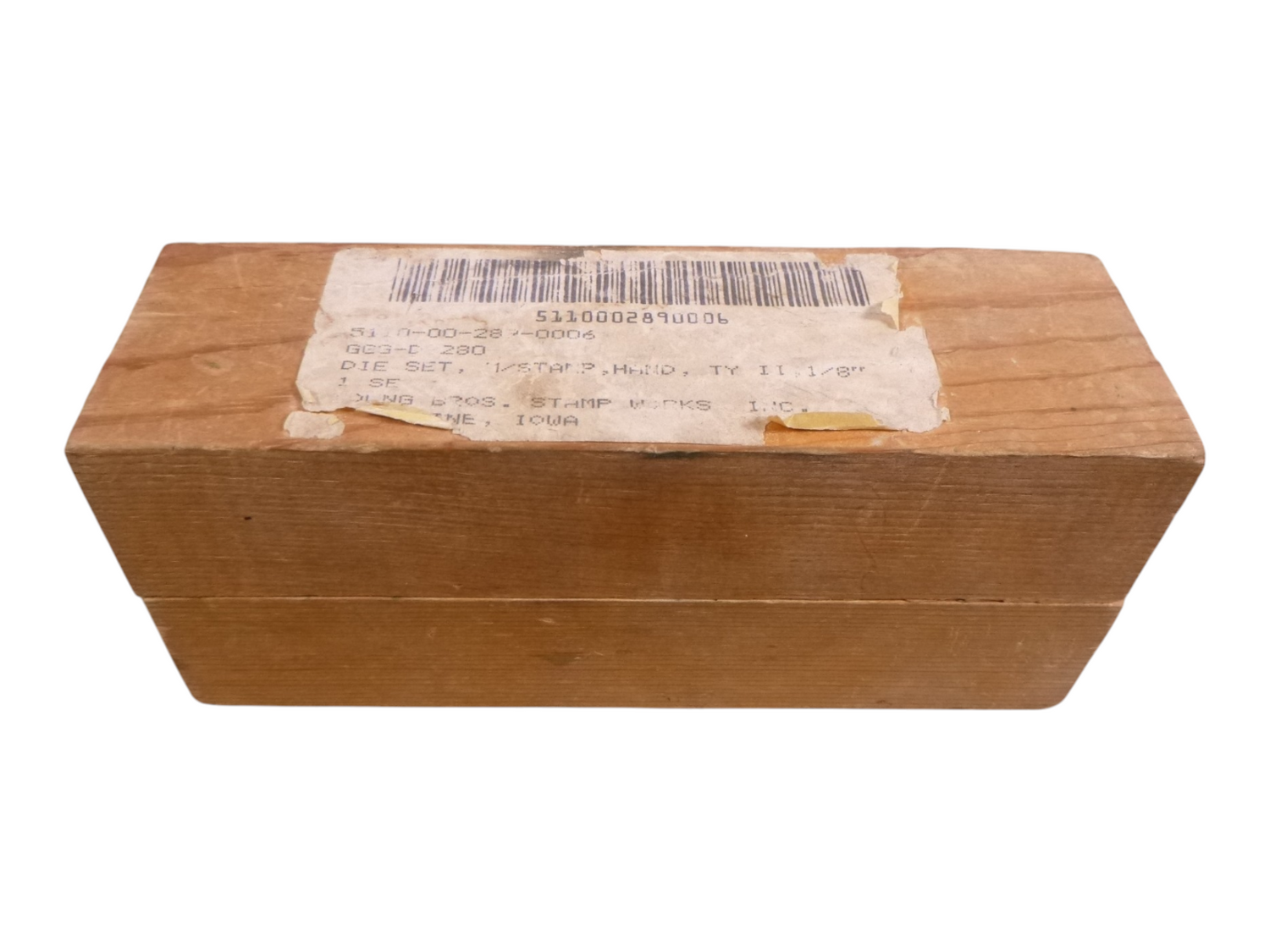 USED YOUNG BROS. Hand Stamp Die Set A-Z , 1/8" LETTERS , 28 Pieces , USA | Industrial MRO Tools and Replacement Industrial Equipment Components