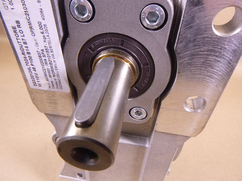 Bonfiglioli W 110 U 46 P100 B14 B7 Worm Gear Gearbox 2G320124L7024 1.00NR