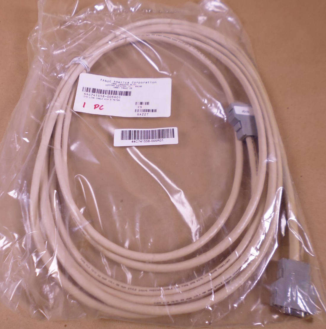 NEW Fanuc 44C741558-005R01 I/O Link Cable K1X , 5 Meter | Electrical MRO Replacement Parts &amp; Components and Commercial Electrical Supplies Company
