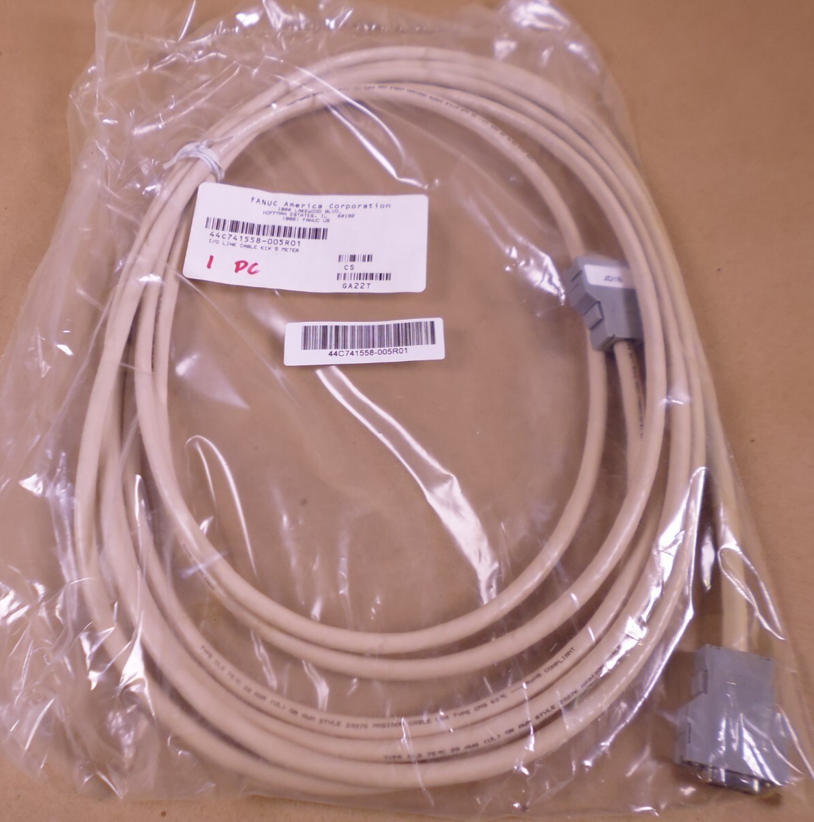 NEW Fanuc 44C741558-005R01 I/O Link Cable K1X , 5 Meter | Electrical MRO Replacement Parts &amp; Components and Commercial Electrical Supplies Company