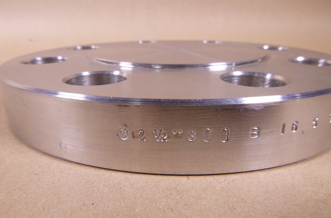 2-1/2" Blind Flange Class 300 Raised Face Stainless Steel 304/304L SA182 B16.5 | Industrial MRO Replacement Parts, Manufacturing Machine Parts &amp; Components, Heavy Equipment Parts Supplier