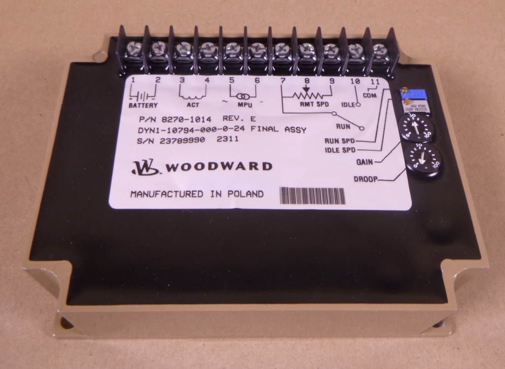Woodward 8270-1014 Governor Controller Module DYN1-10794-000-0-24 | Replacement Truck Parts, Trailer Accessories, Automobile Supplies, Car Parts & Accessories
