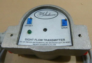 DWYER W.E. ANDERSON SF10 SERIES SF SIGHT FLOW TRANSMITTER 316 SS 4-20mA