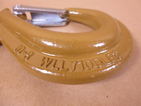 Replaces Crosby 1225091 Chain Hook w/ Latch - WLL 7100 LB Load - 10-8 - 3/8" | Industrial MRO Tools and Replacement Industrial Equipment Components