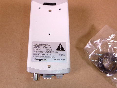 Ikegami ICD-879 1/2-inch High Resolution True Day/Night DSP Color Camera | Electrical MRO Replacement Parts & Components and Commercial Electrical Supplies Company