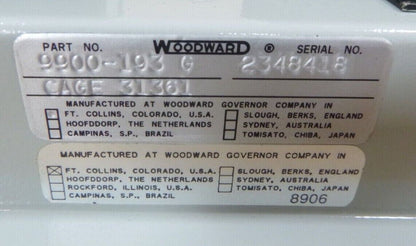 WOODWARD GOVERNOR 9900-193 POWER SUPPLY 115VAC 24VDC , 6130-01-073-5424 | Replacement Truck Parts, Trailer Accessories, Automobile Supplies, Car Parts &amp; Accessories