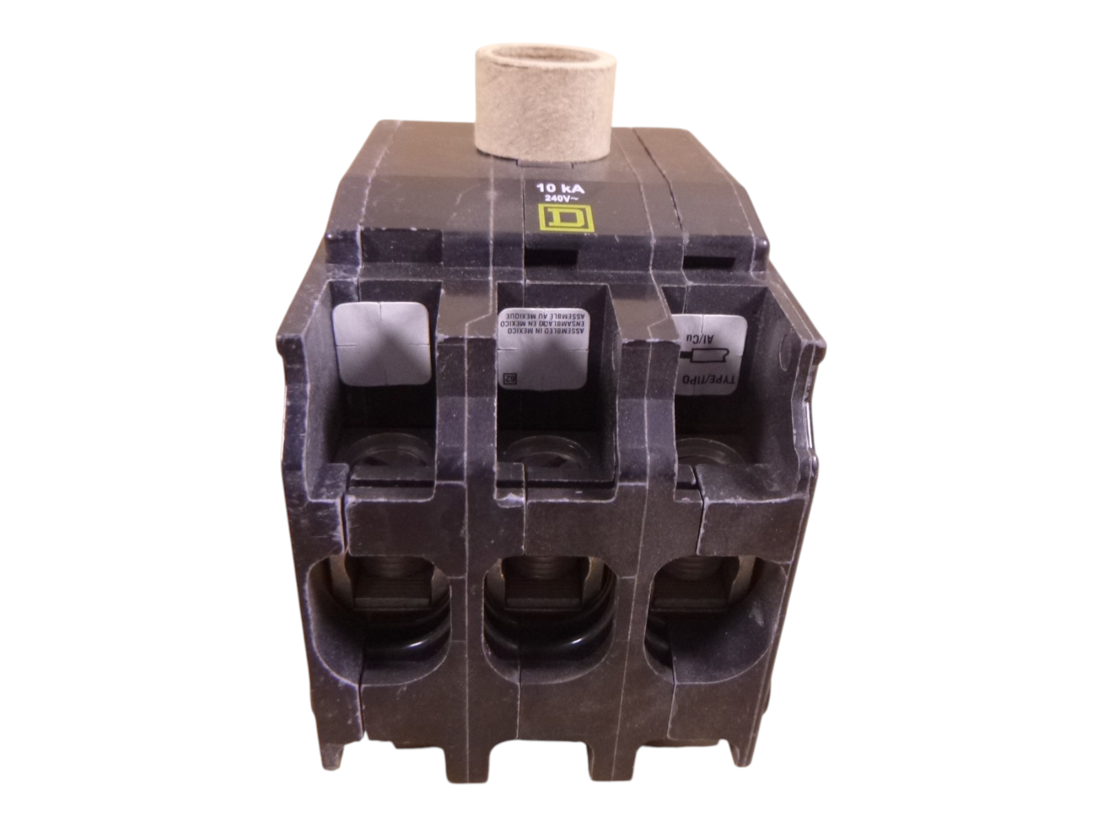 Square D QOB310035 Mini Bolt-On Circuit Breaker 100A 3Pole 240V QO MISSING SCREW