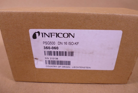 OEM PSG500 INFICON Pirani Standard Vacuum Gauge 350-060