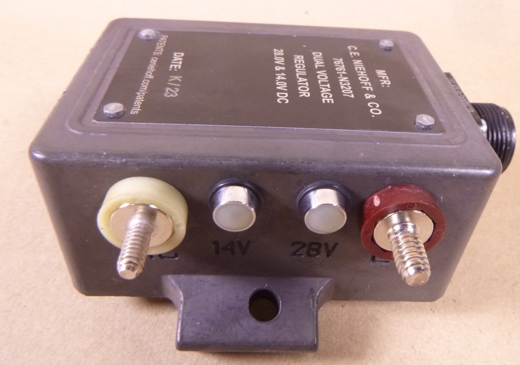 *NEW TAKE OFF* CE Niehoff N3207 Dual Voltage Regulator 28V & 14V DC 6110-01-506-8086 | Replacement Truck Parts, Trailer Accessories, Automobile Supplies, Car Parts & Accessories