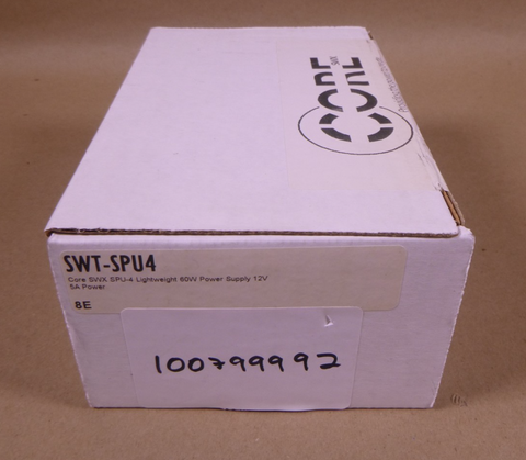 Core SWX SPU-4 Camera Power Supply w/ AC Cable , 60W 12VDC , 4-Pin XLR | Electrical MRO Replacement Parts & Components and Commercial Electrical Supplies Company