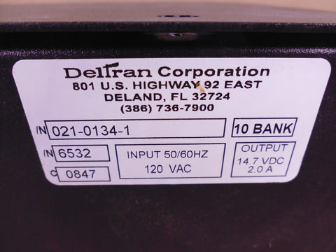 Deltran Battery Tender 10-Bank Battery Charger 12V 2A 021-0134 *For Parts*