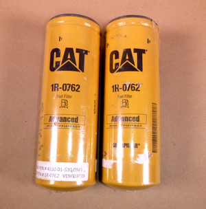 Caterpillar CAT 1R-0762 FUEL FILTER Advanced High Efficiency Lot of 2 | Industrial Tractor Parts Supplier and Surplus Tractor Parts & Accessories