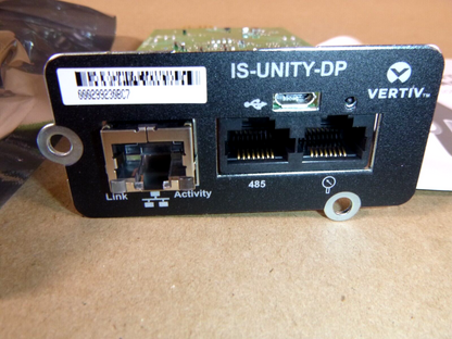 Vertiv Liebert IntelliSlot IS-Unity-DP Network Card, Remote Dual Protocol | Electrical MRO Replacement Parts &amp; Components and Commercial Electrical Supplies Company