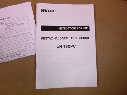 Pentax LH-150PC Halogen Light Source System With Accessories | Electrical MRO Replacement Parts &amp; Components and Commercial Electrical Supplies Company