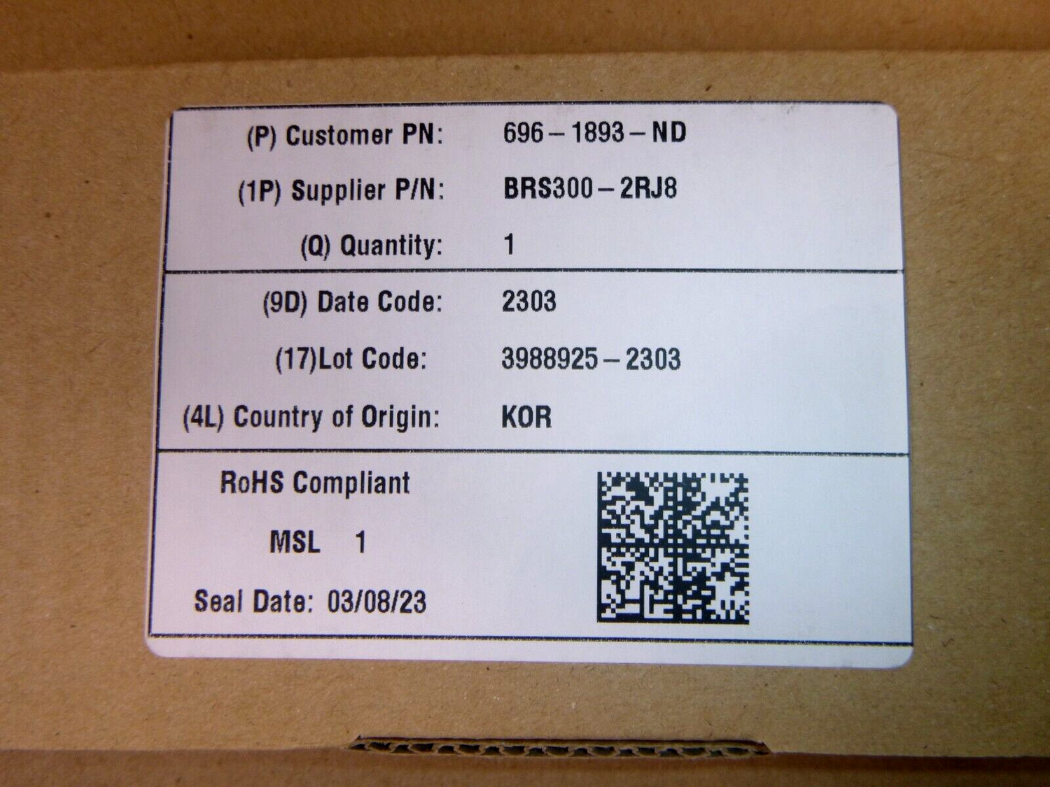Riedon BRS300-2RJ8 Slim Profile High Power Metal Clad Braking Resistor 300 Watt | Electrical MRO Replacement Parts &amp; Components and Commercial Electrical Supplies Company