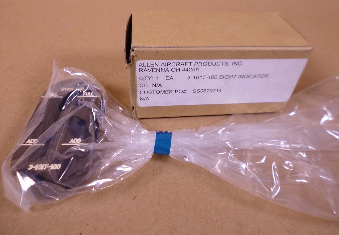 Allen Dyna-Air 3-1017-100 Sight Indicator , 6680-01-553-2025 | Industrial MRO Replacement Parts, Manufacturing Machine Parts &amp; Components, Heavy Equipment Parts Supplier