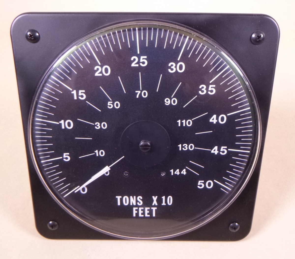4981P1100-38 YCA DB-16 Scale Meter 0-50 Feet, 0-144 Tons x10 , 6625-01-302-9913