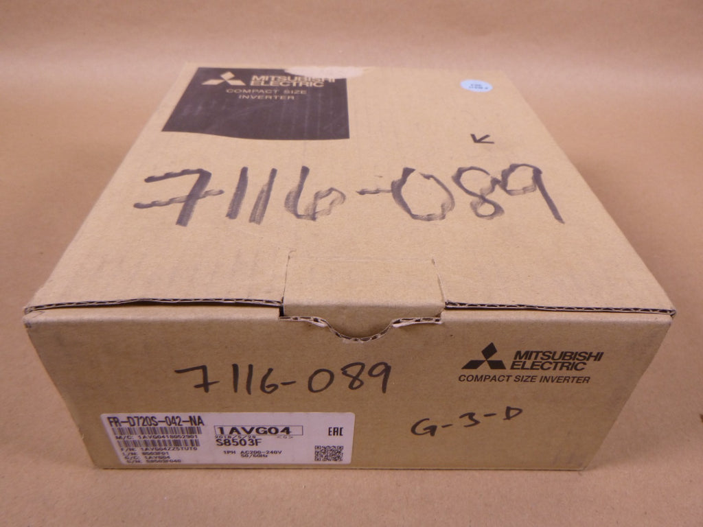 Mitsubishi FR-D720S-042-NA VFD Inverter D700 1PH 200-240VAC | Electrical MRO Replacement Parts & Components and Commercial Electrical Supplies Company