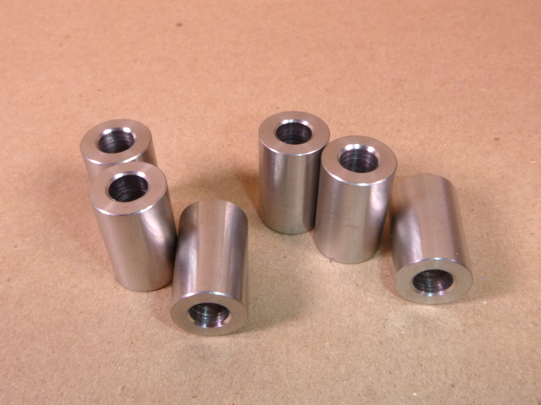 5/16" id x 5/8" od x 1" Tall Stainless Steel Standoff Spacer Bushing (6 Pcs) | Industrial Replacement Nuts &amp; Bolts Distributor and Machinery Screws &amp; Fasteners Supply