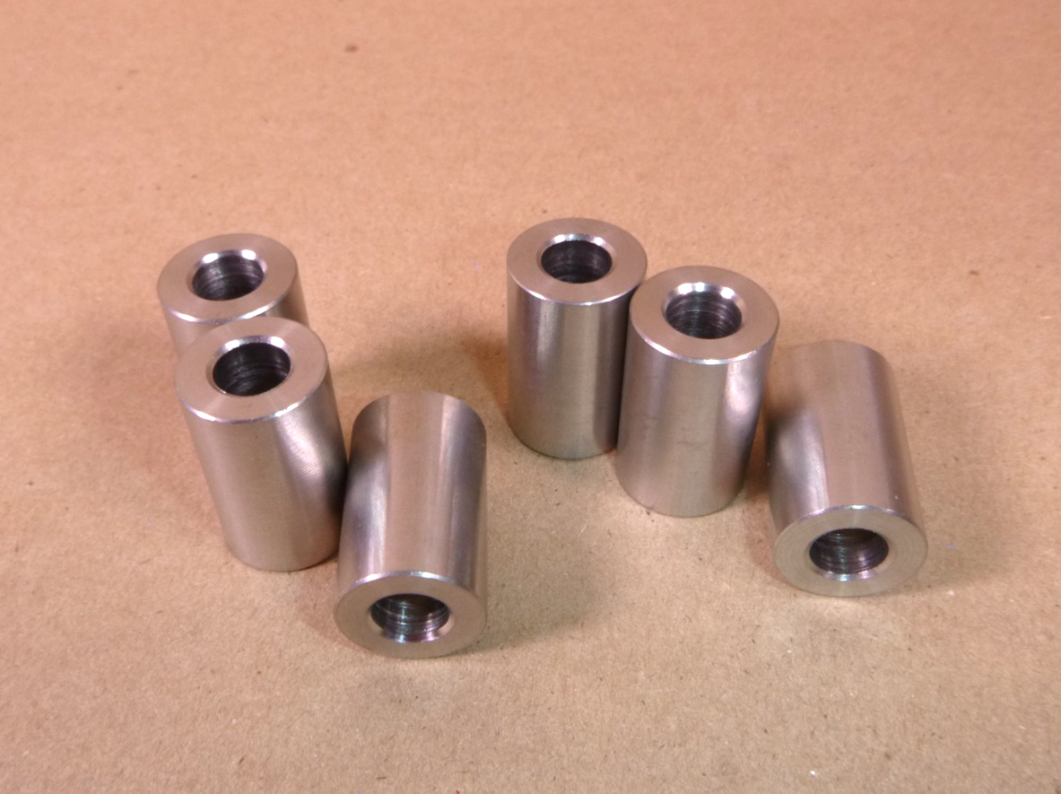 5/16" id x 5/8" od x 1" Tall Stainless Steel Standoff Spacer Bushing (6 Pcs) | Industrial Replacement Nuts &amp; Bolts Distributor and Machinery Screws &amp; Fasteners Supply
