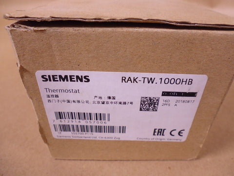 SIEMENS RAK-TW.1000HB Temperature Protection Limit Thermostat