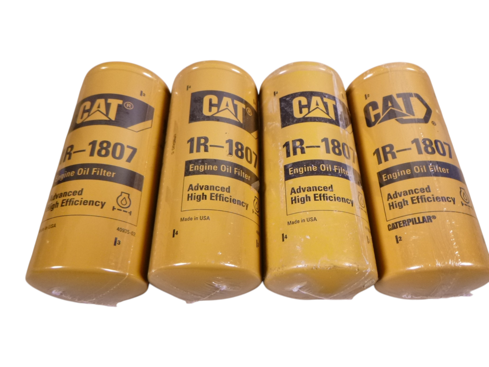 (Lot of 4) 1R-1807 Caterpillar Advanced High Efficiency Oil Filter 1R1807 | Industrial Tractor Parts Supplier and Surplus Tractor Parts &amp; Accessories