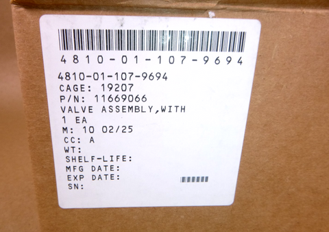 M813 M939 Dash Mount Valve Trailer Air Brake Control 11669066, 4810-01-107-9694