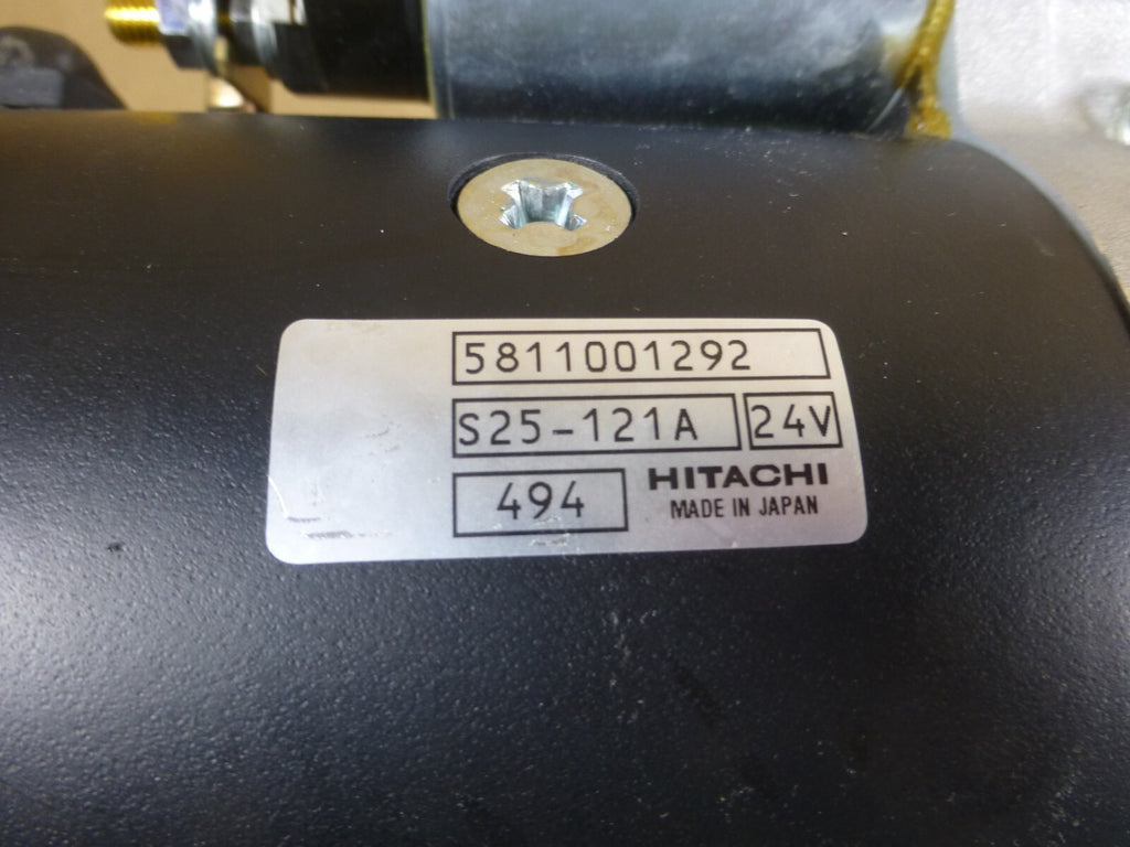 OEM Hitachi 5811001292 Starter S25-121A 24V C-190 C-240 Engine 1982-1995 GENUINE | Replacement Truck Parts, Trailer Accessories, Automobile Supplies, Car Parts & Accessories