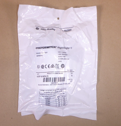 New Genuine Sealed Allen-Bradley 42EF-P2MPB-F4 Photoelectric Sensor, Series D | Electrical MRO Replacement Parts &amp; Components and Commercial Electrical Supplies Company