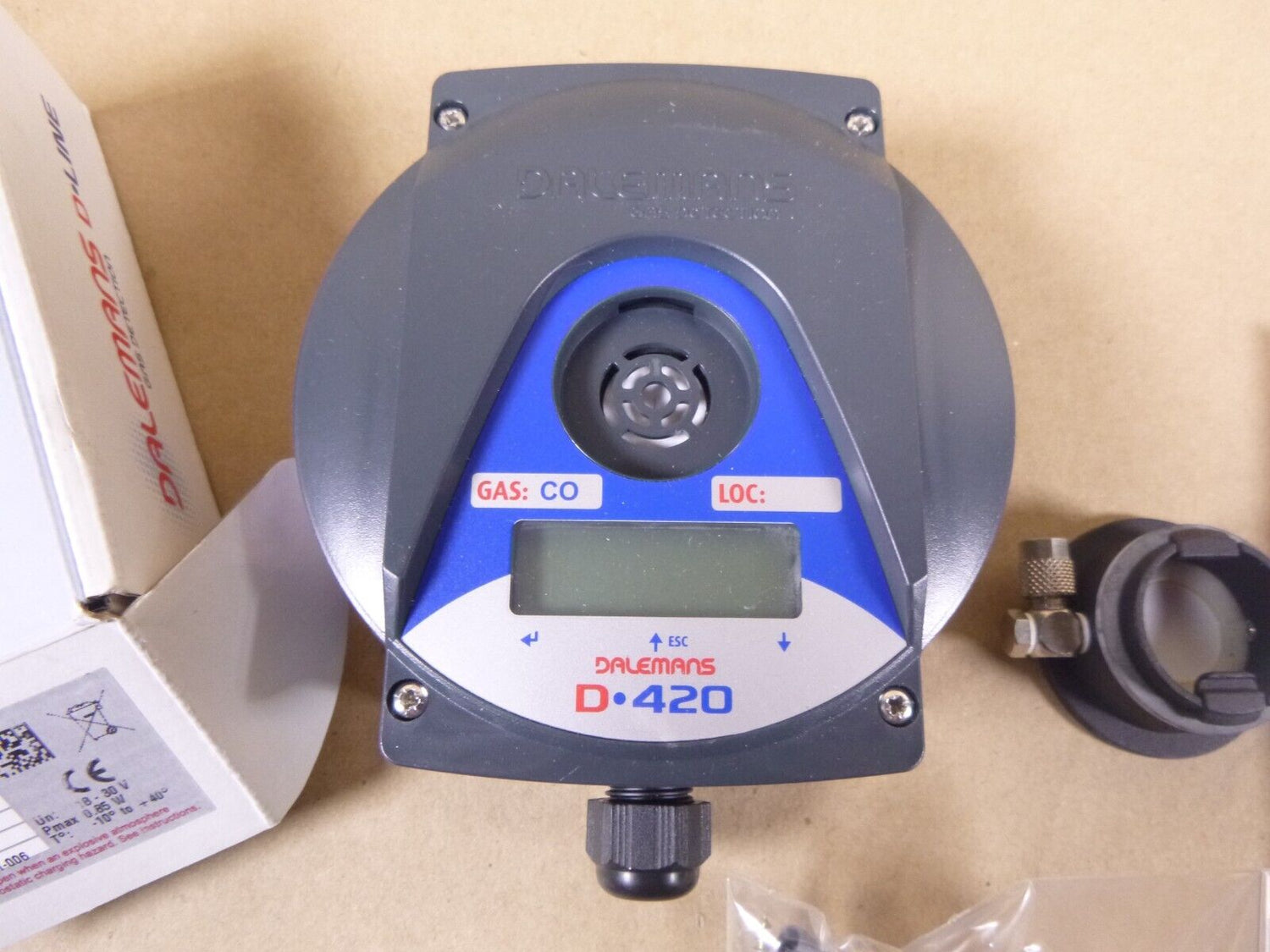 Dalemans D-Line Gas Detection D420 CO (Carbon Monixide) 0-500 ppm | Industrial MRO Replacement Parts, Manufacturing Machine Parts &amp; Components, Heavy Equipment Parts Supplier