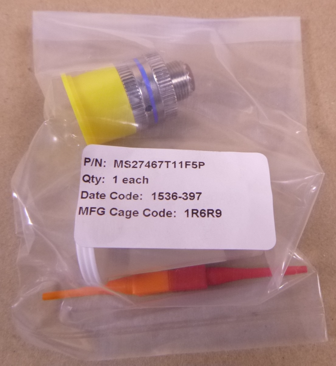 MS27467T11F5P Electrical Circular Mil Connector , 5935-01-254-9391 | Electrical MRO Replacement Parts &amp; Components and Commercial Electrical Supplies Company