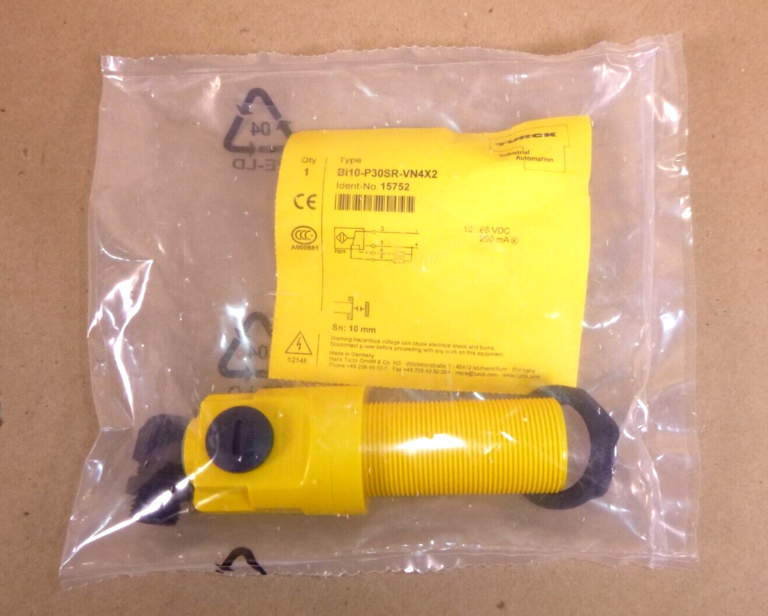 New Turck Bi10-P30SR-VN4X2 Inductive Sensor Ident 