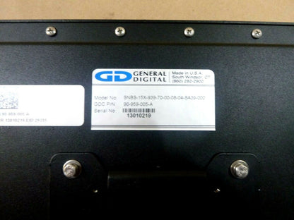 General Digital Marine-Grade Waterproof Outdoor 15" LCD Monitor 90-959-005 | Industrial MRO Replacement Parts, Manufacturing Machine Parts &amp; Components, Heavy Equipment Parts Supplier