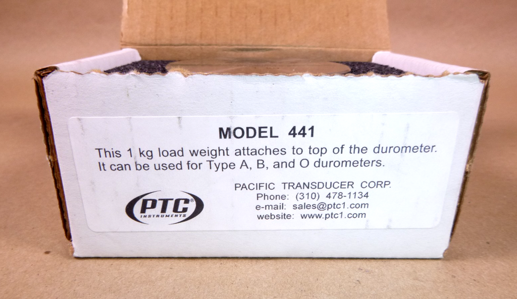 PTC Instruments Load Weight 1 kg for ASTM Type A, B, O Durometers Model 441 | Industrial MRO Tools and Replacement Industrial Equipment Components