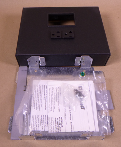 LEGRAND Wiremold OFR48-2MRTC Over Floor 2 Gang Outlet Box Raceway Transition | Electrical MRO Replacement Parts &amp; Components and Commercial Electrical Supplies Company