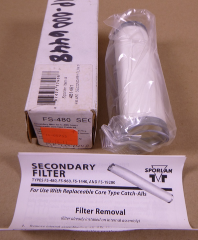 481461 Sporlan FS-480 Secondary Filter For C-480 Series | Industrial MRO Replacement Parts, Manufacturing Machine Parts & Components, Heavy Equipment Parts Supplier