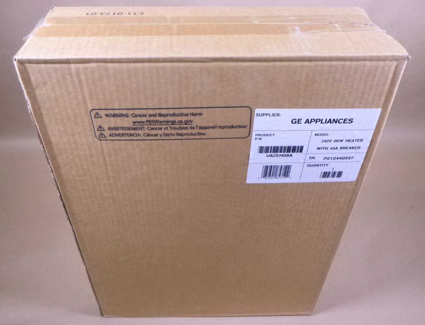 GE UAZEH08A 240V 8kW Heater Kit With 45A Breaker For Handler AUH2436ZGDA | Industrial MRO Replacement Parts, Manufacturing Machine Parts &amp; Components, Heavy Equipment Parts Supplier