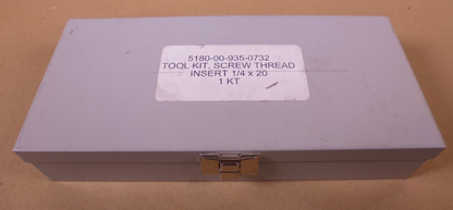 Helical Coil-Sert Screw Thread Insert 1/4" x 20 Tool Kit Tap Inserter Extractor | Industrial MRO Tools and Replacement Industrial Equipment Components