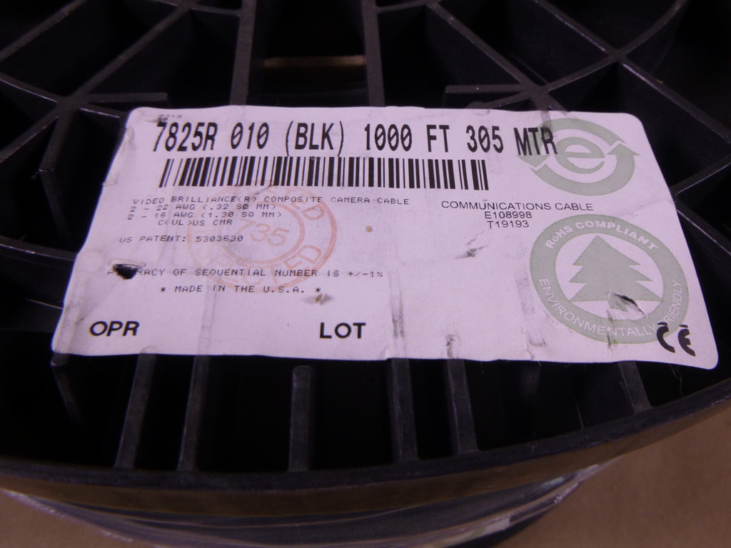 7825R Belden SMPTE Electrical Camera Breakout Cable , 16AWG & 22AWG , (1000ft.) | Electrical MRO Replacement Parts & Components and Commercial Electrical Supplies Company