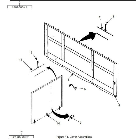 MKT Mobile Kitchen Trailer MKT-I Tan Side Travel Cover LMTV , 5411-01-496-2111