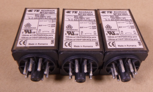 (3x) TE Connectivity Schrack MT221024 Multimode Power Relay 24VDC 10A 250VAC | Electrical MRO Replacement Parts & Components and Commercial Electrical Supplies Company