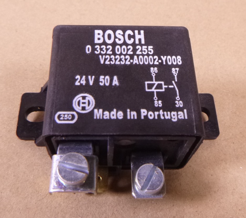 GENUINE Bosch Relay Main Current 0332002255 , 24 VOLT 50A , V23232-A0002-Y008 | Replacement Truck Parts, Trailer Accessories, Automobile Supplies, Car Parts & Accessories