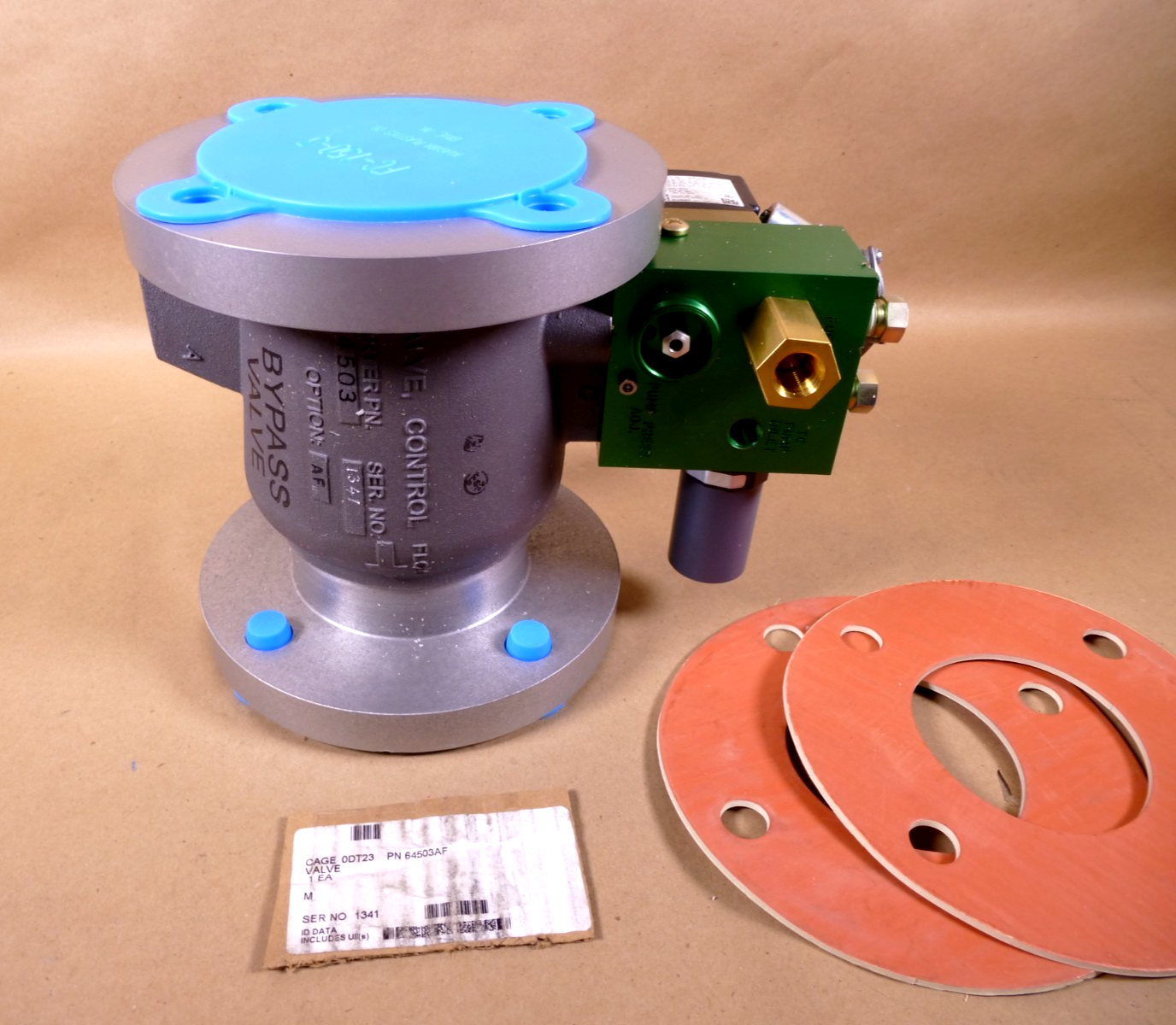 64503AF Eaton Carter Bypass Pressure Control Valve 3" Inch (Needs Repair) | Industrial MRO Replacement Parts, Manufacturing Machine Parts &amp; Components, Heavy Equipment Parts Supplier