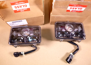 JW Speaker 8820 Military LED Headlights 12-24 Volt High & Low Beam 3 Point Mount | Replacement Truck Parts, Trailer Accessories, Automobile Supplies, Car Parts & Accessories