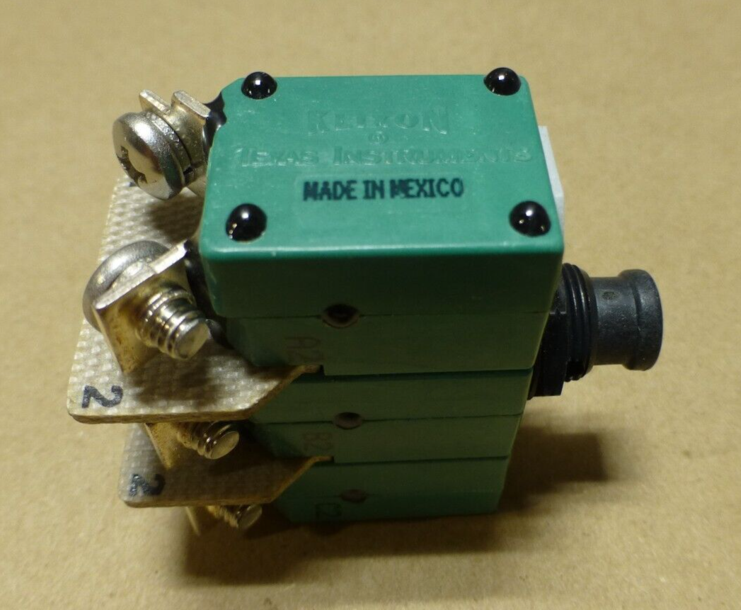 Klixon Sensata 6TC14-15 3-Phase 15Amp Circuit Breaker 15A | Electrical MRO Replacement Parts &amp; Components and Commercial Electrical Supplies Company