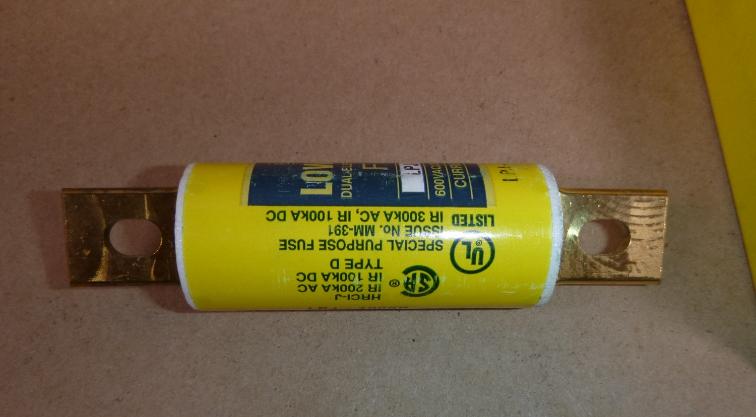 Bussmann LPJ-100SP Low Peak Dual Element Time Delay Fuse 100 Amps 600V Lot of 3