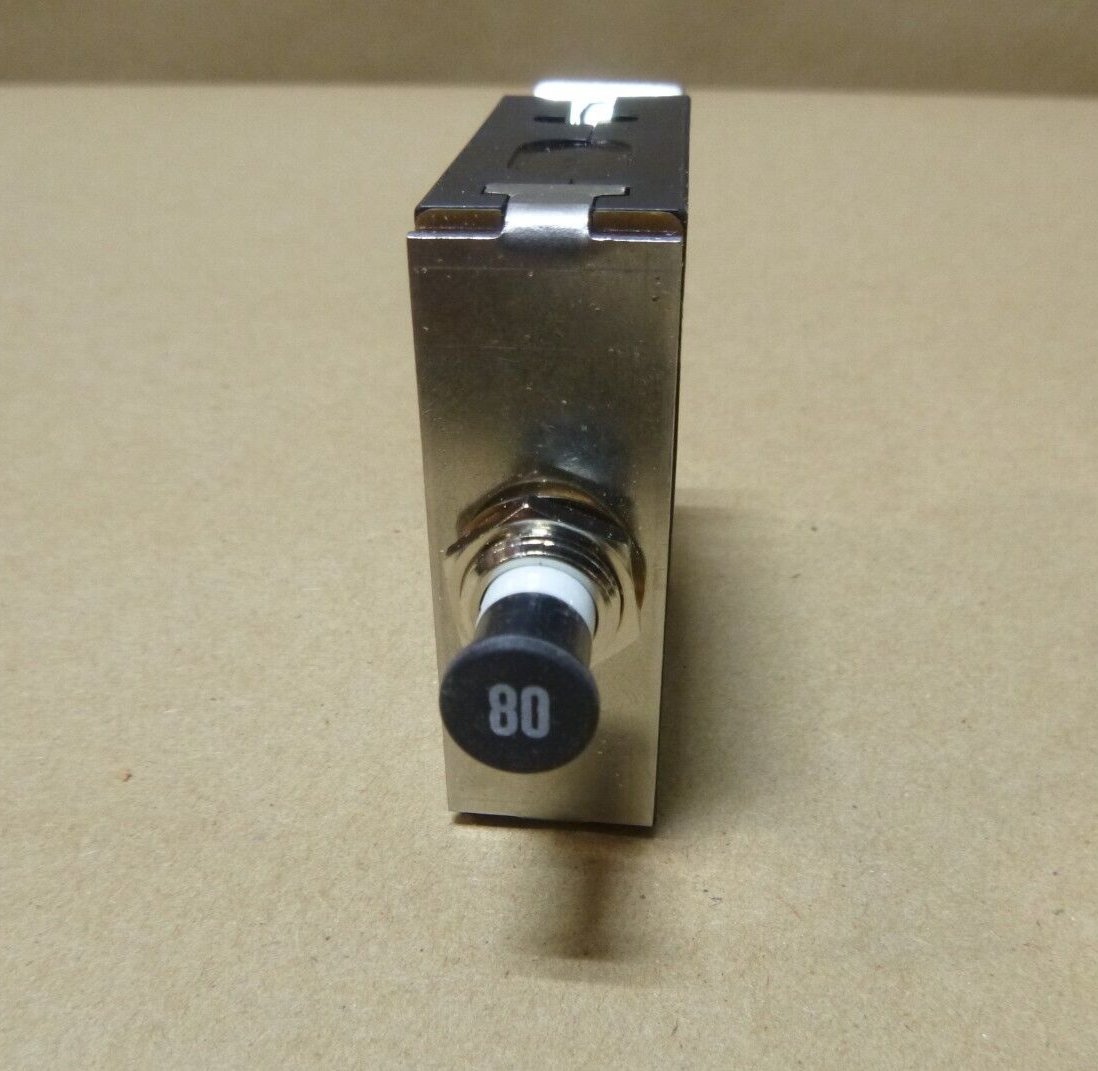 ETA Circuit Breaker 80Amp 28Vdc Push/Pull Plunger, Chassis Mount 452-K14-FN2-80A | Electrical MRO Replacement Parts &amp; Components and Commercial Electrical Supplies Company