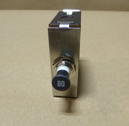 ETA Circuit Breaker 80Amp 28Vdc Push/Pull Plunger, Chassis Mount 452-K14-FN2-80A | Electrical MRO Replacement Parts &amp; Components and Commercial Electrical Supplies Company