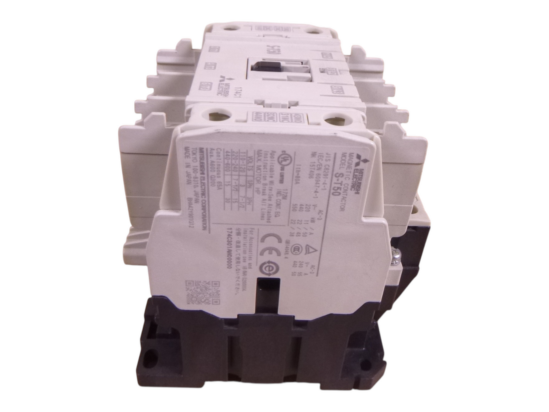 Mitsubishi S-T50 ST50 Magnetic Contactor 200-240V 50/60Hz | Electrical MRO Replacement Parts &amp; Components and Commercial Electrical Supplies Company
